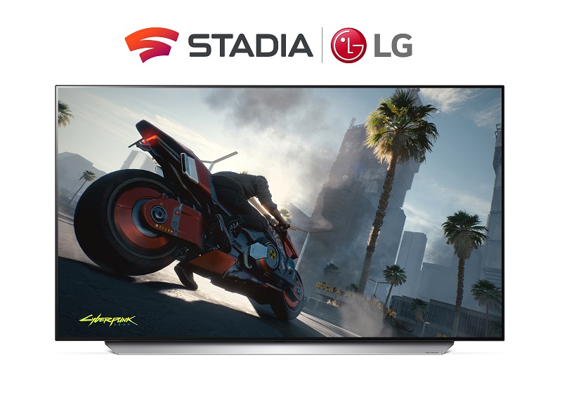 أجهزة تلفزيون LG القادمة ستشهد تضمين تطبيق الألعاب Google Stadia
